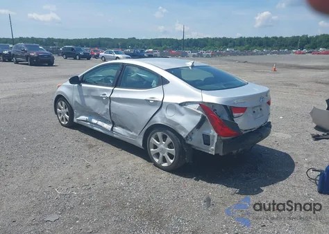 2012 Hyundai Elantra Limited (Ulsan Plant) from USA, damaged, VIN KMHDH4AE6CU231330